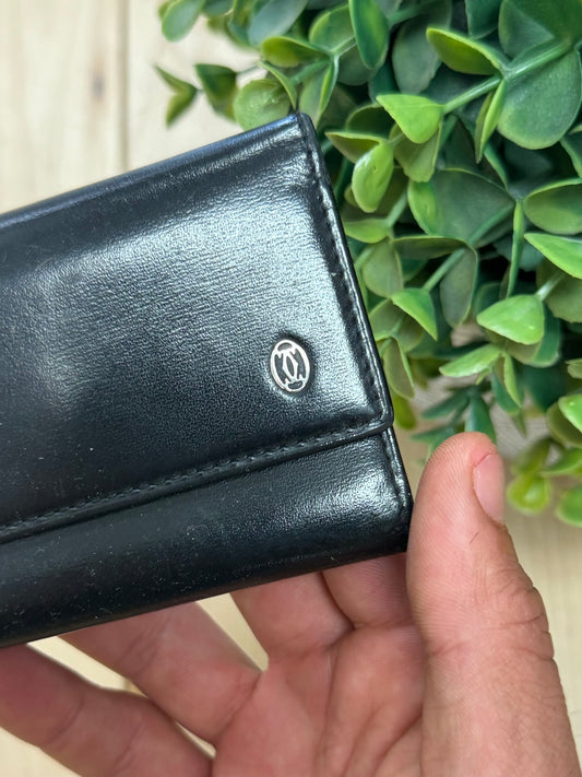 Cartier Black Card/Key Holder Wallet