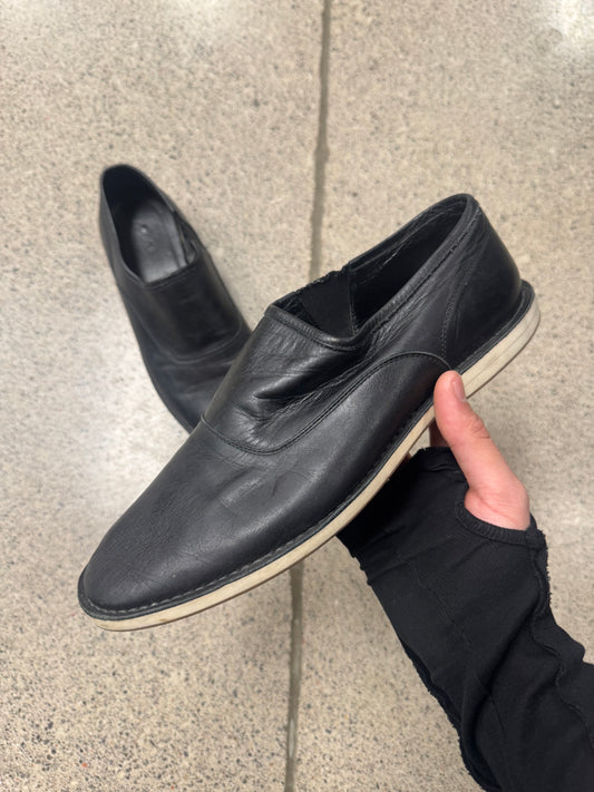 Yohji Yamamoto Leather Low Top Slippers