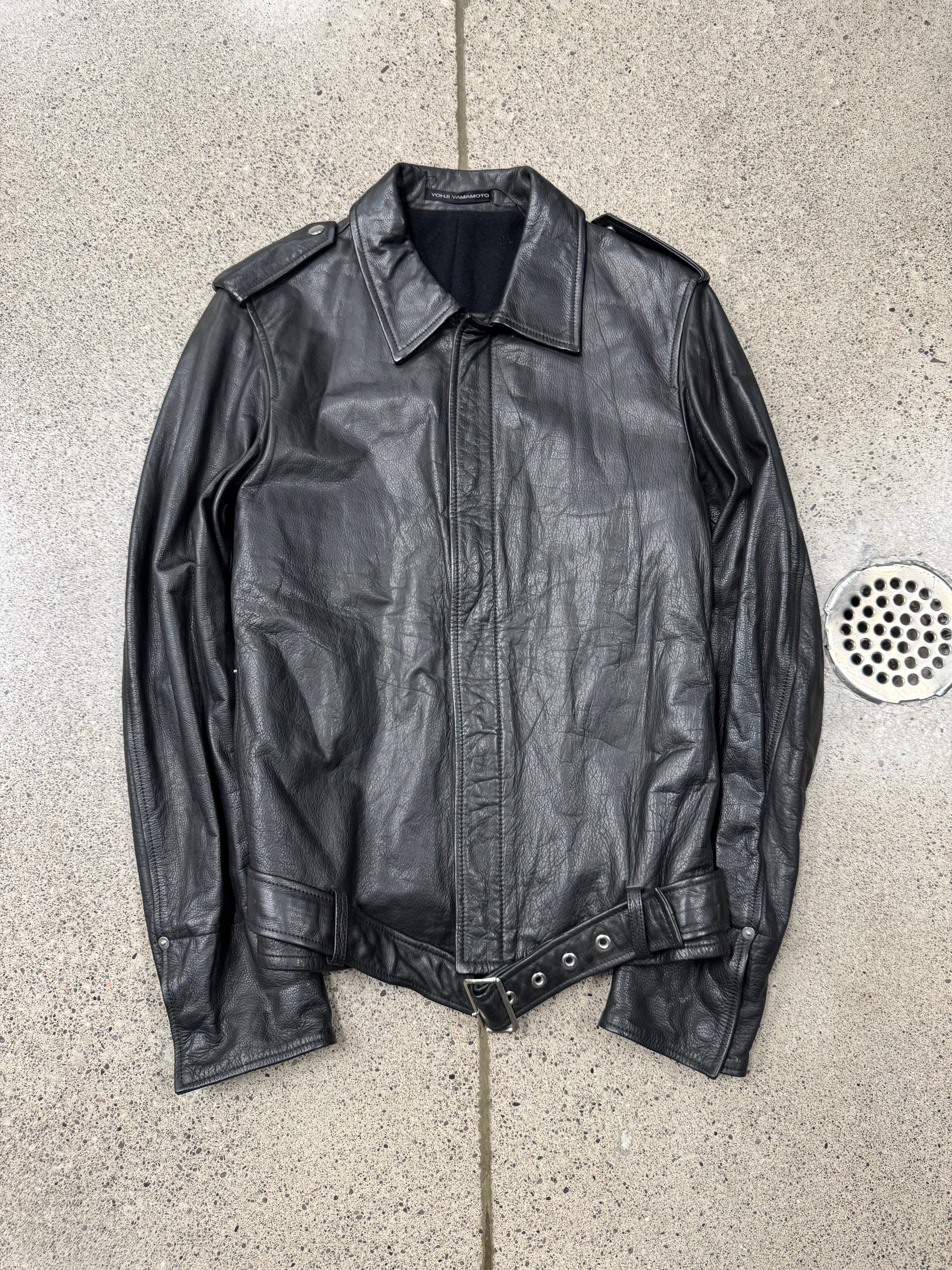 Vintage Yohji Yamamoto Y's 'Horse Hide' Belted Leather
