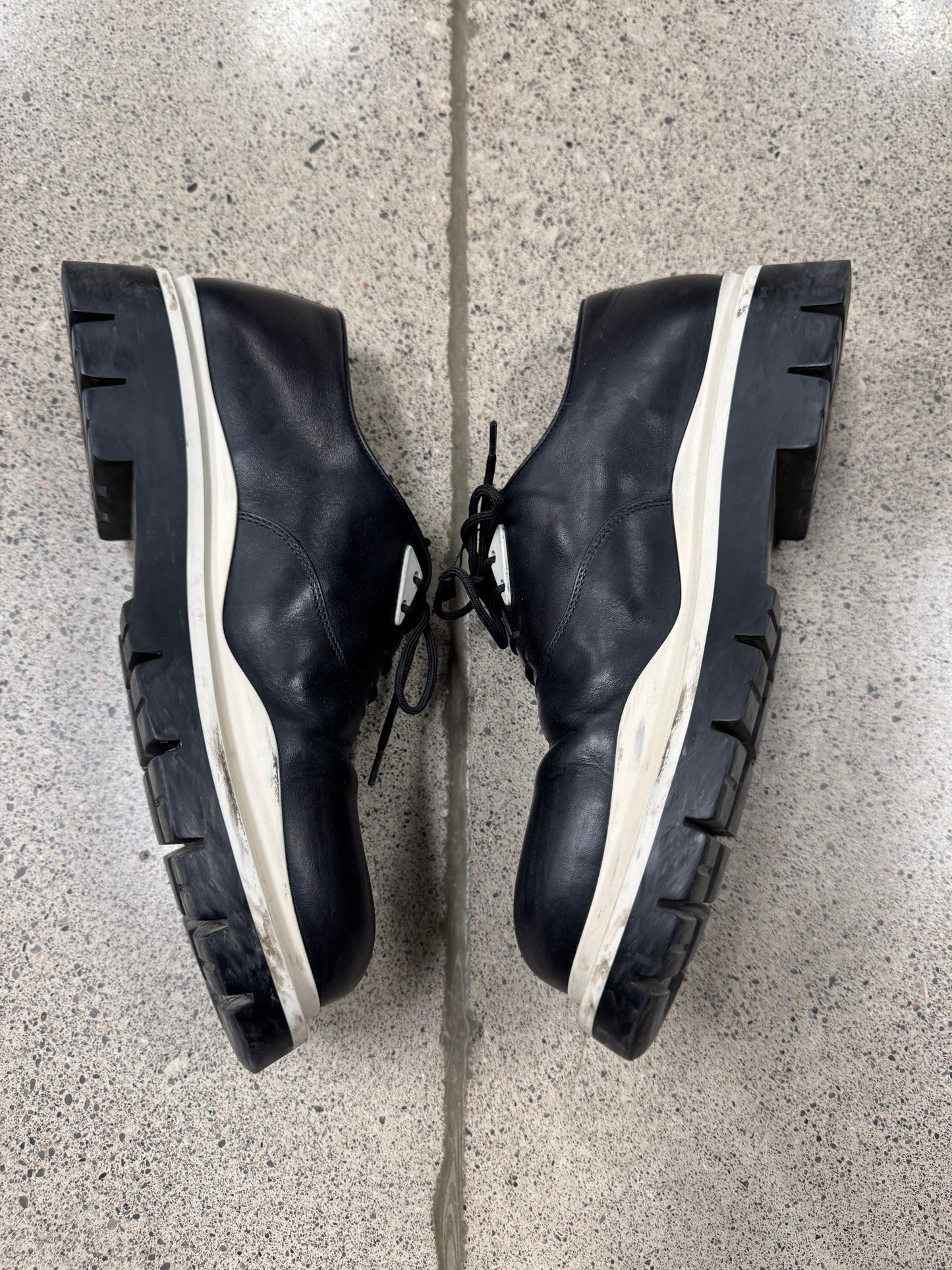Bottega Veneta ‘Tire’ Leather Derbies