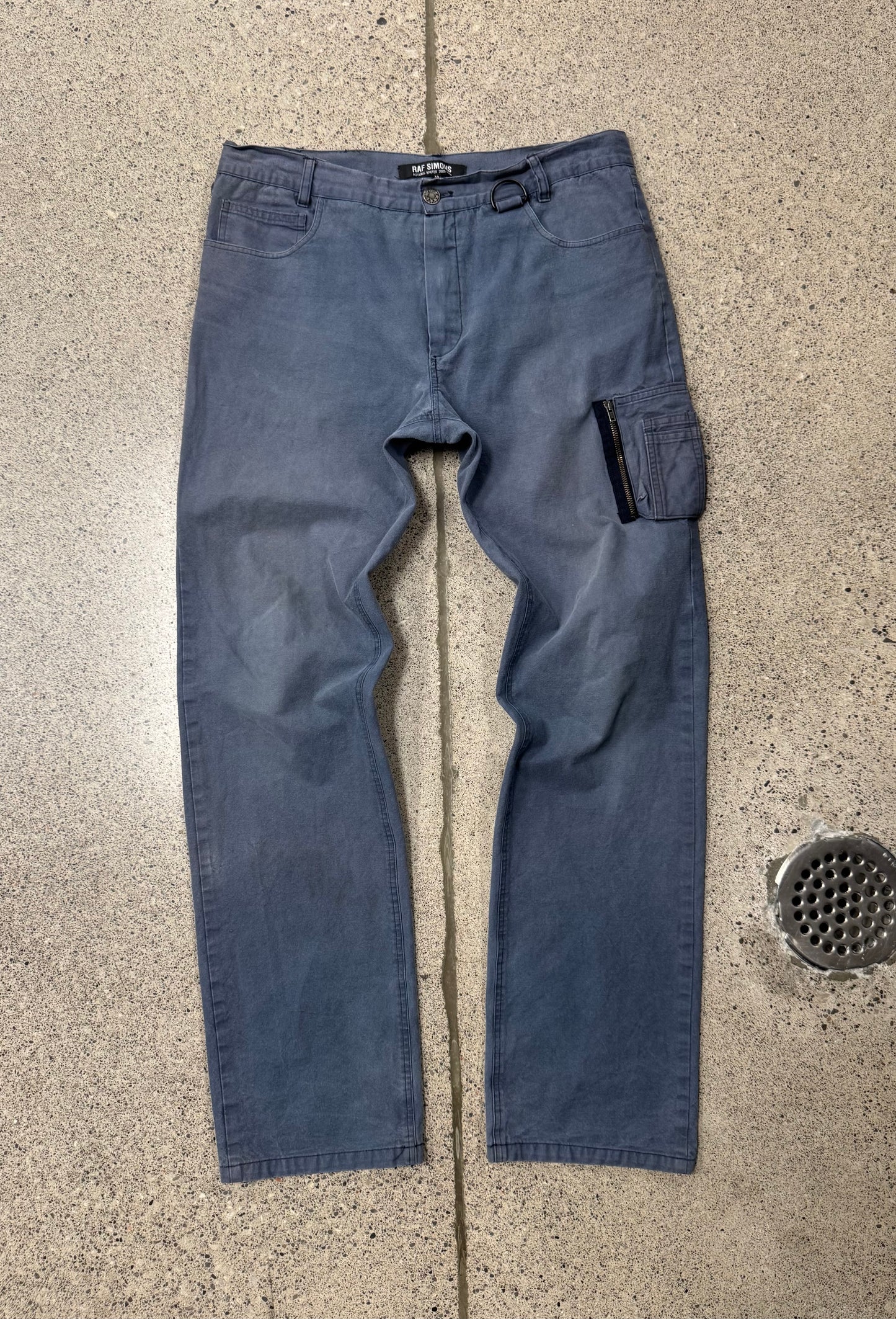 AW2005 Raf Simons ‘History of My World’ MA-1 Cargo Denim