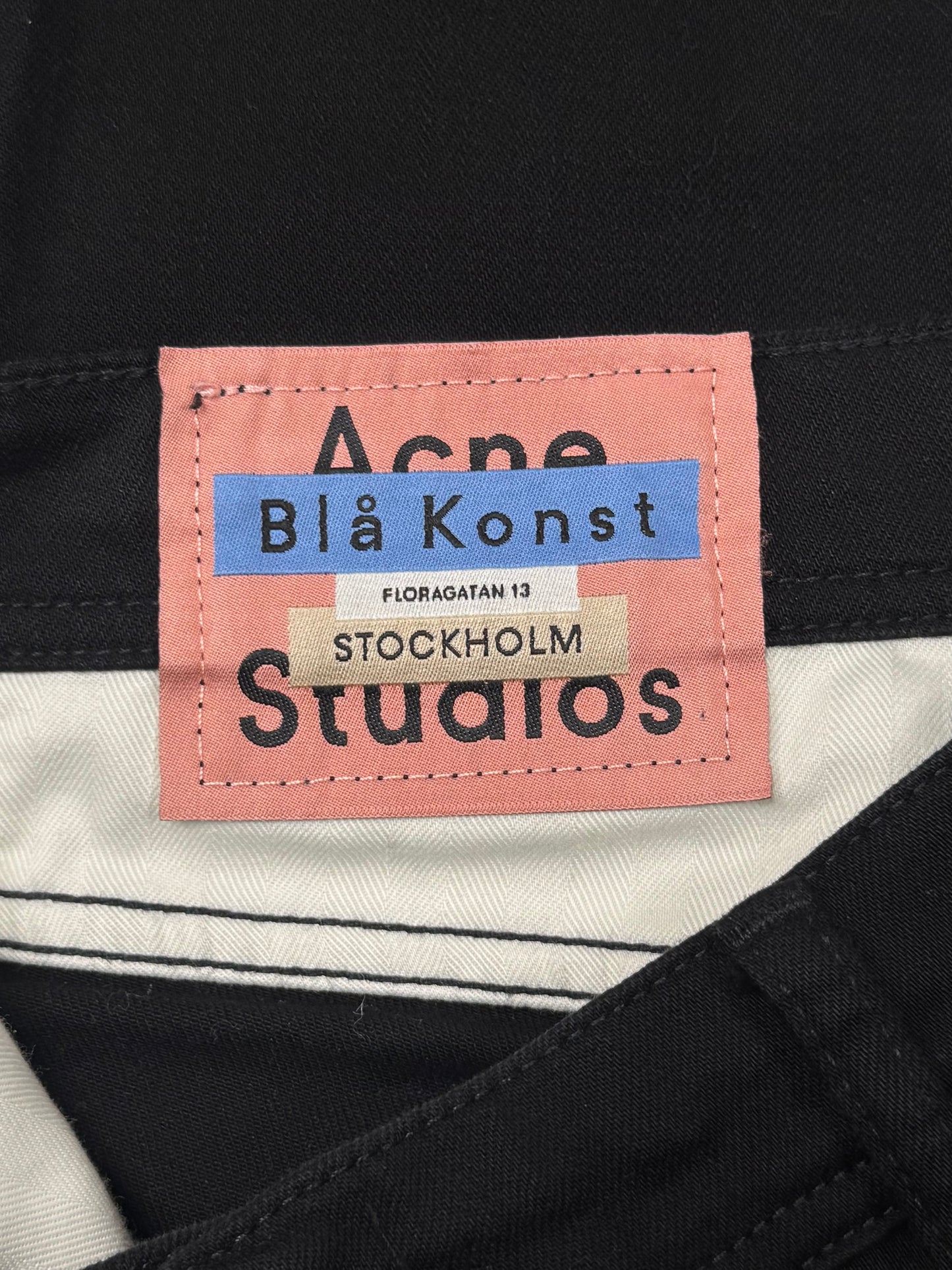 Acne Studios ‘North Stay Black’ Skinny Denim