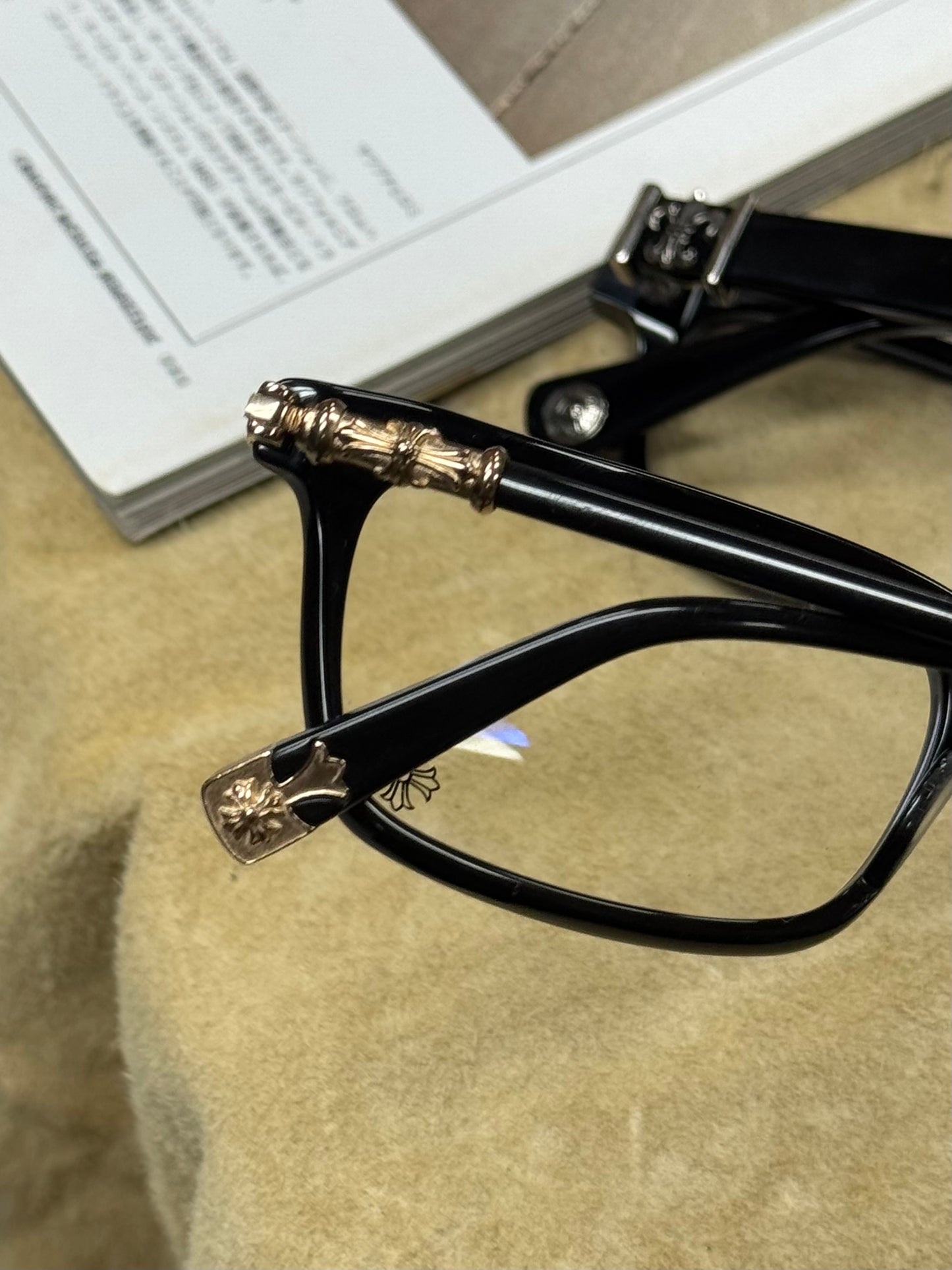 Chrome Hearts 18K Gold ‘Fun Hatch-A’ Glasses