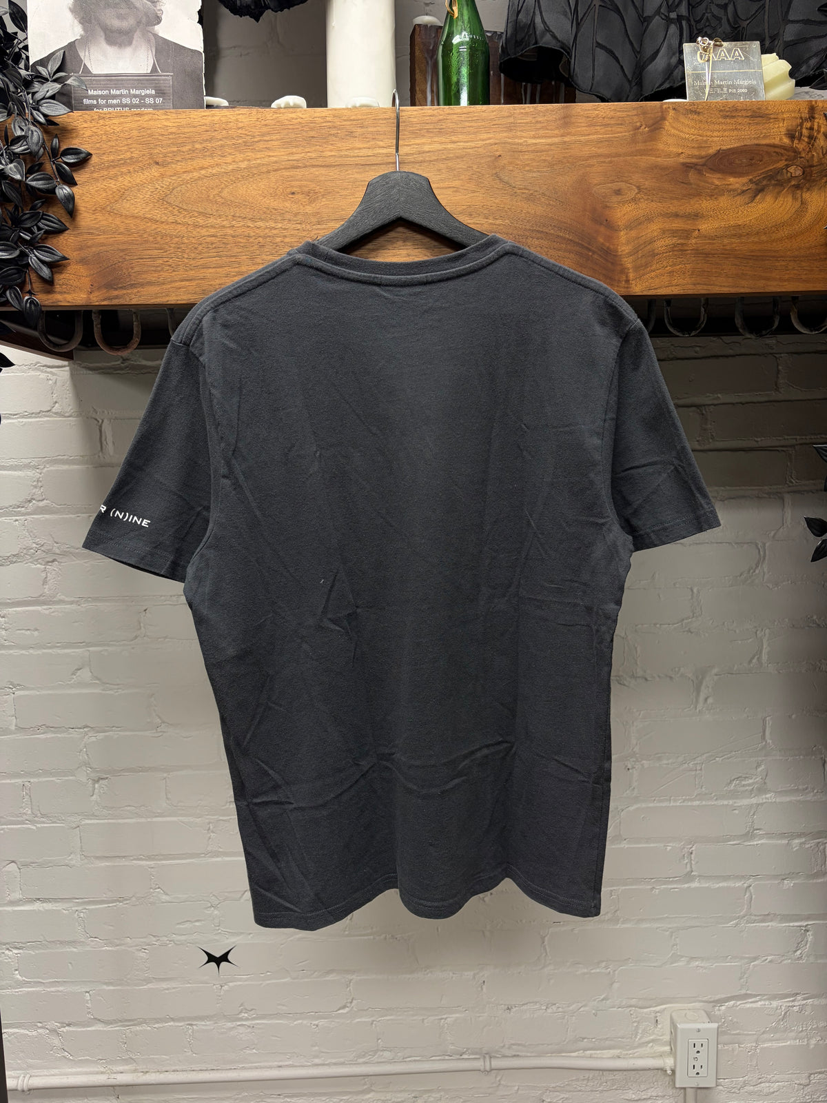 Number (N)ine x Marlboro ‘Step up Out of Your Box’ Black Slogan T-Shirt