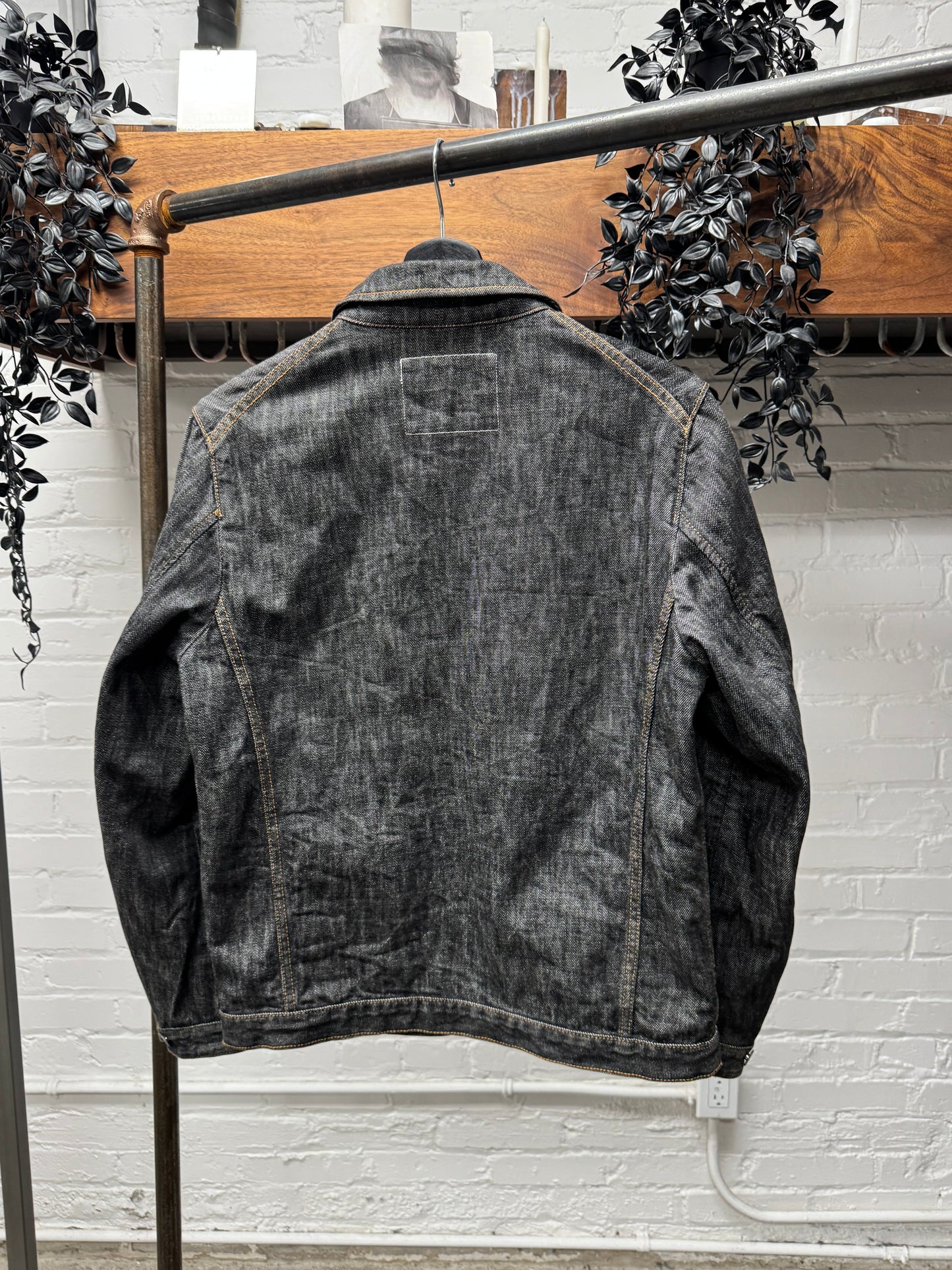 Vintage 90s Yohji Yamamoto A.A.R. Zip-Up Denim Jacket