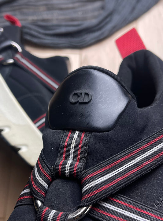 Dior Homme Black/Red Low Top Runners
