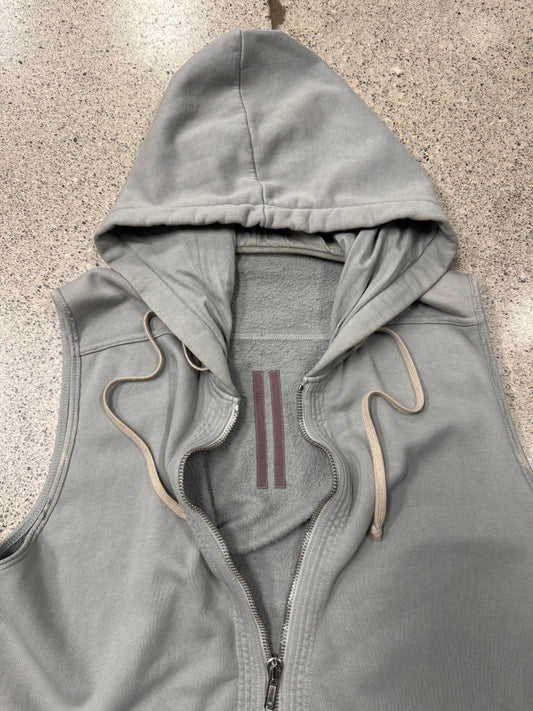 SS2016 Rick Owens ‘Hustler’ Sleeveless Hoodie