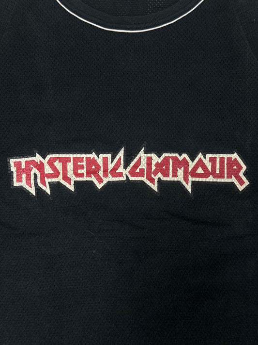 2000s Vintage Hysteric Glamour ‘Heavy Metal’ Black/Red Logo T-Shirt