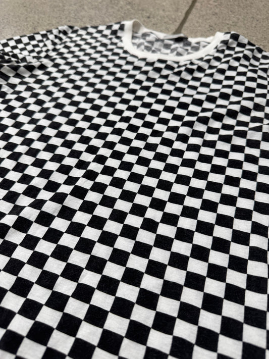 SS2006 Dior Homme by Hedi Slimane ‘Checkerboard’ Short Sleeve Shirt