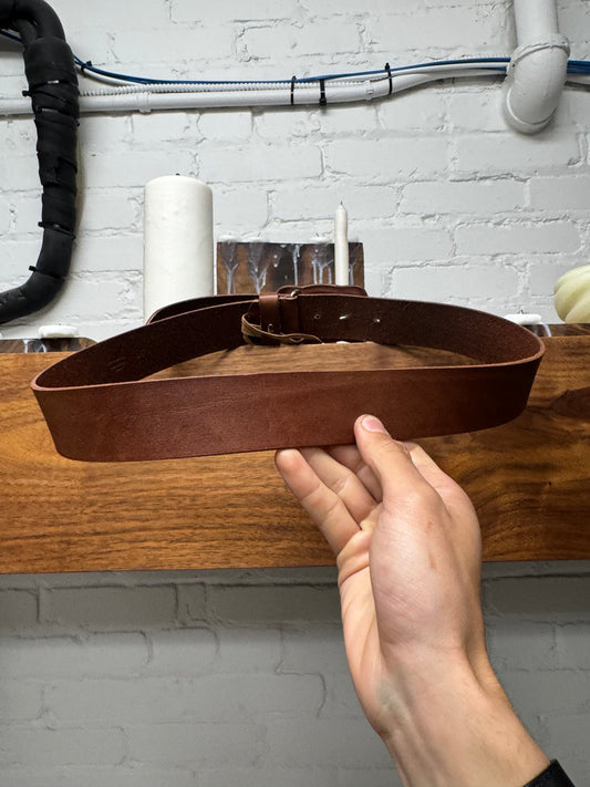 Maison Martin Margiela ‘Faceless’ Brown Leather Belt