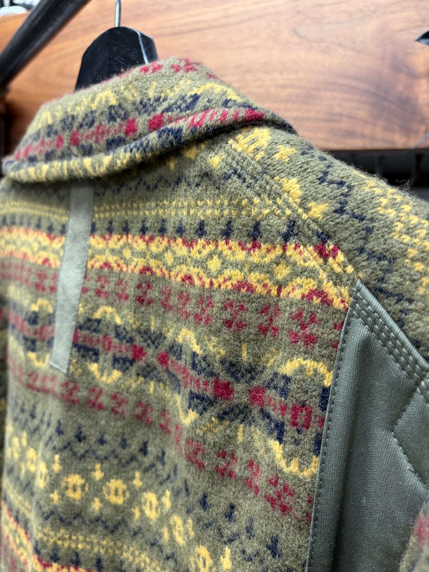 Junya Watanabe ‘Logging’ Knit Patterned Wool Blazer