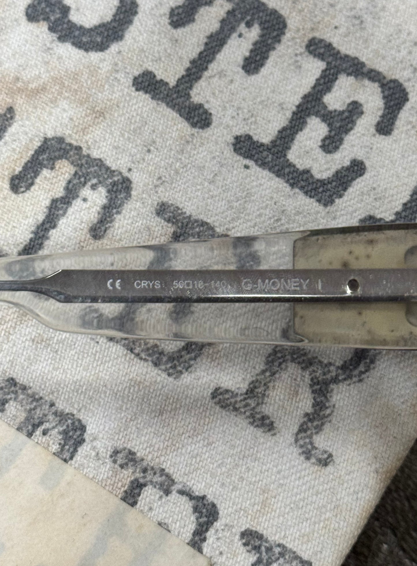 Chrome Hearts ‘G-Money’ Fleur Clear Frame Sunglasses