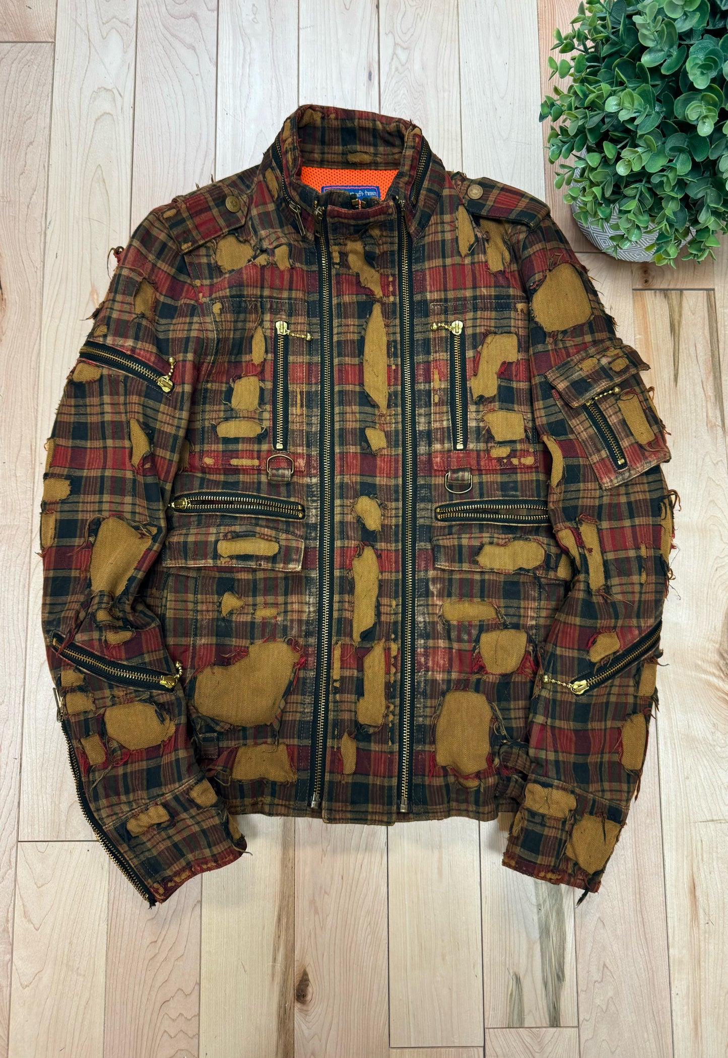 Blackmeans ‘Crust Punk’ Thrash Distressed Scab Jacket