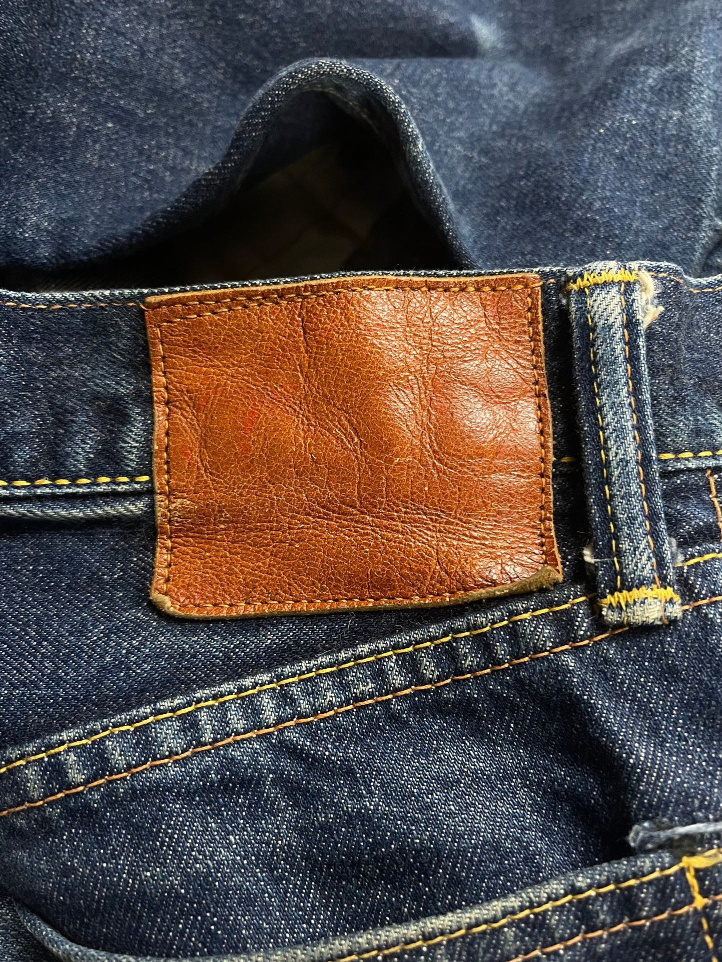 Evisu N02 Embroidered Gull Logo Denim