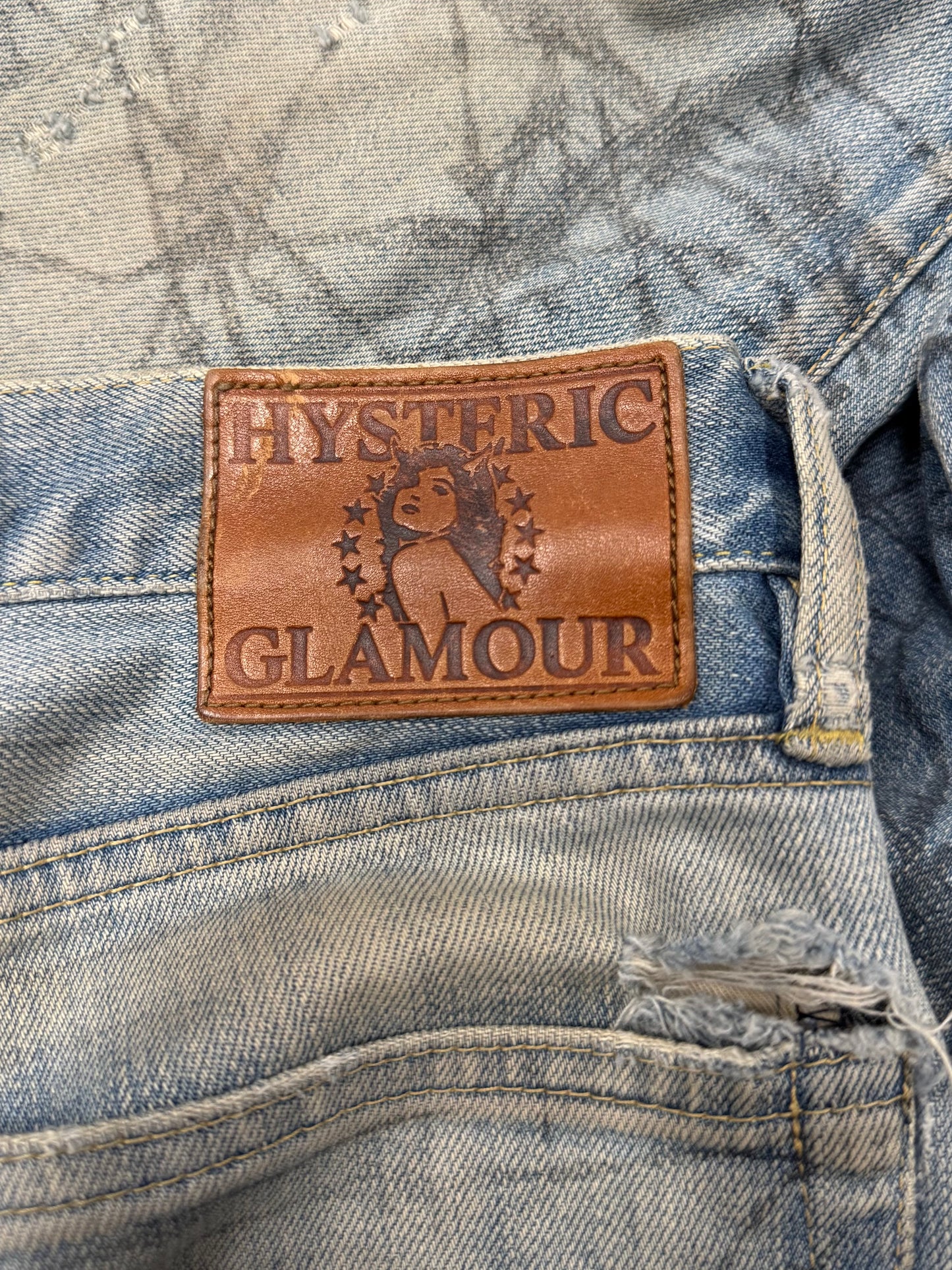 Hysteric Glamour ‘Barbed Wire’ Studded Skinny Jeans