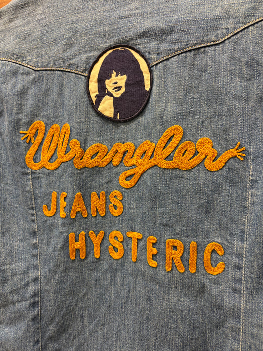 2000s Hysteric Glamour x Wrangler ‘Chain Stitched’ Denim Button Up Shirt