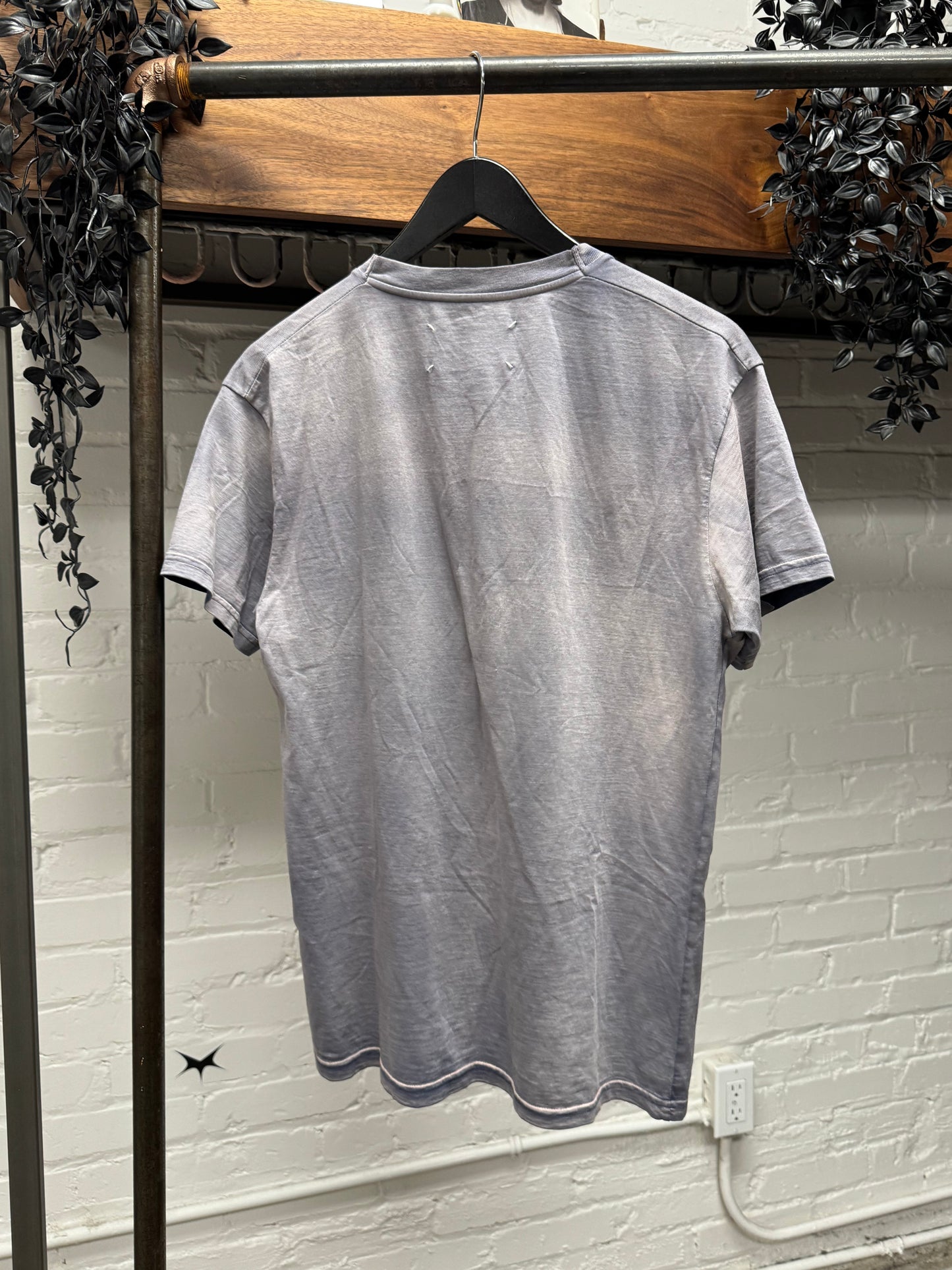 SS2023 Maison Margiela ‘Faded Collegiate Logo’ Cotton Jersey T-Shirt