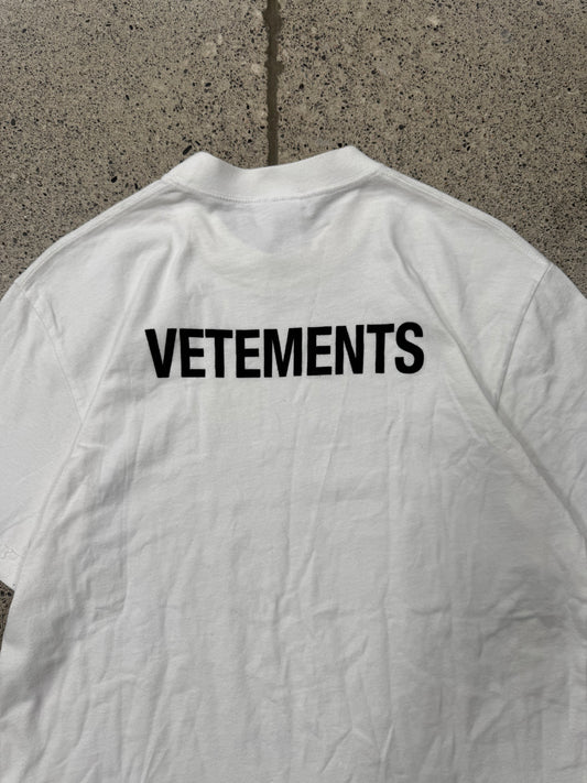 AW2018 Vetements ‘Staff’ Logo T-Shirt