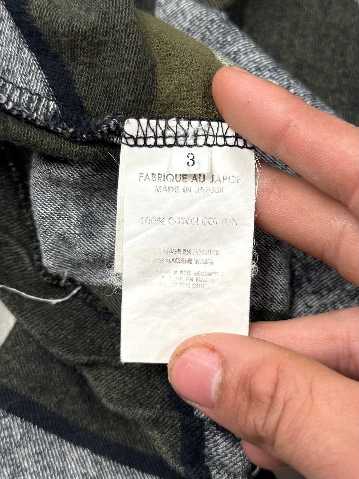 Yohji Yamamoto Y’s For Men ‘Geometric’ Striped T-Shirt