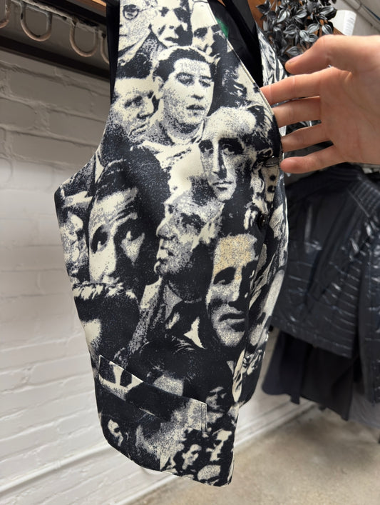 AW1991 Jean Paul Gaultier ‘Faces’ Jacquard Woven Vest