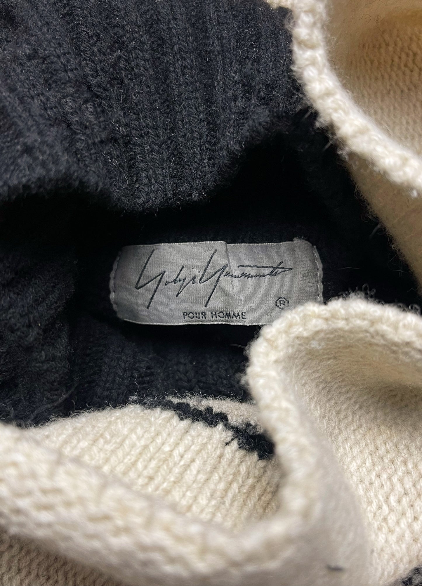 Autumn Winter 2018 Yohji Yamamoto x Shitaro Ishinomori ‘Black Ghost’ Cyborg 009 Sweater