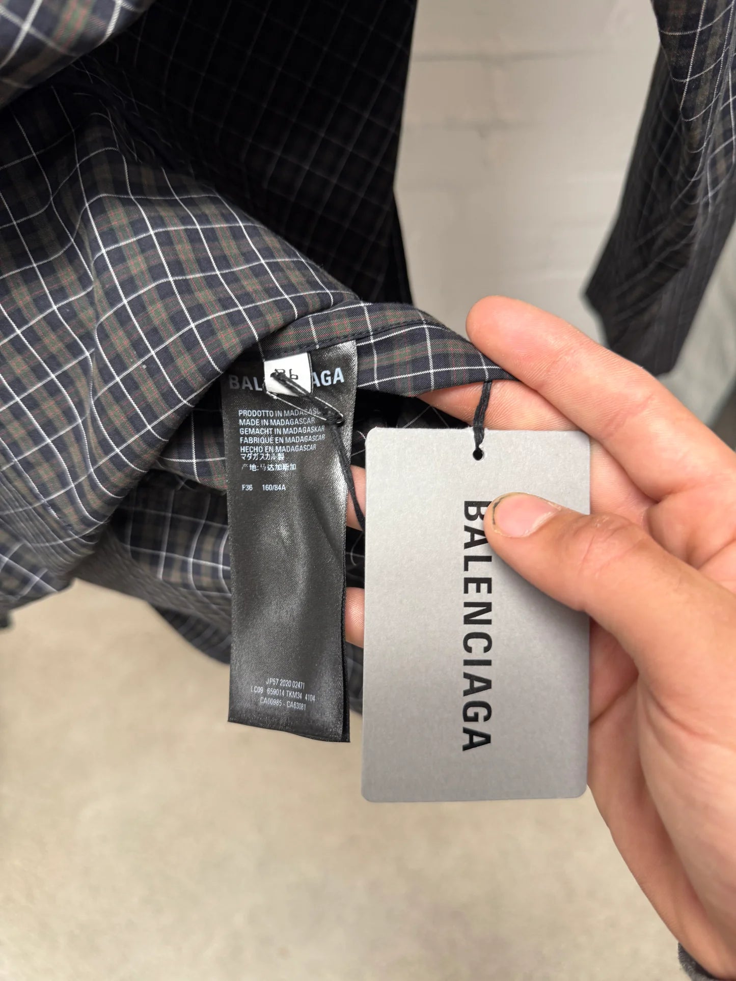 2020 Balenciaga ‘Hotels & Resorts’ Pyjama Shirt