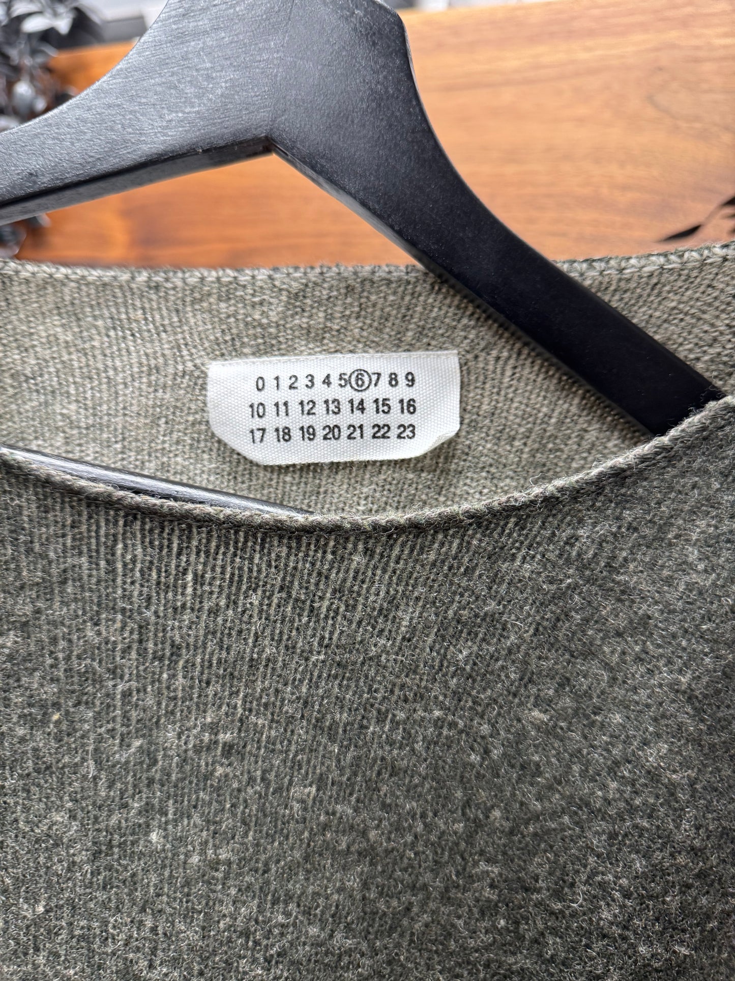 90s Maison Margiela ‘Miss Deanna’ Produced Wool Sweater