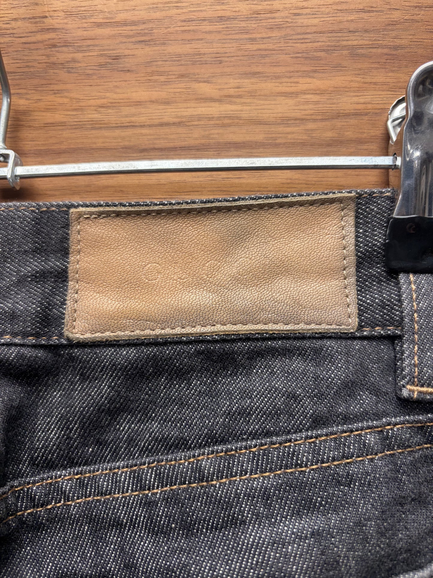 2000s Gucci Washed Grey Bootcut Button Fly Denim