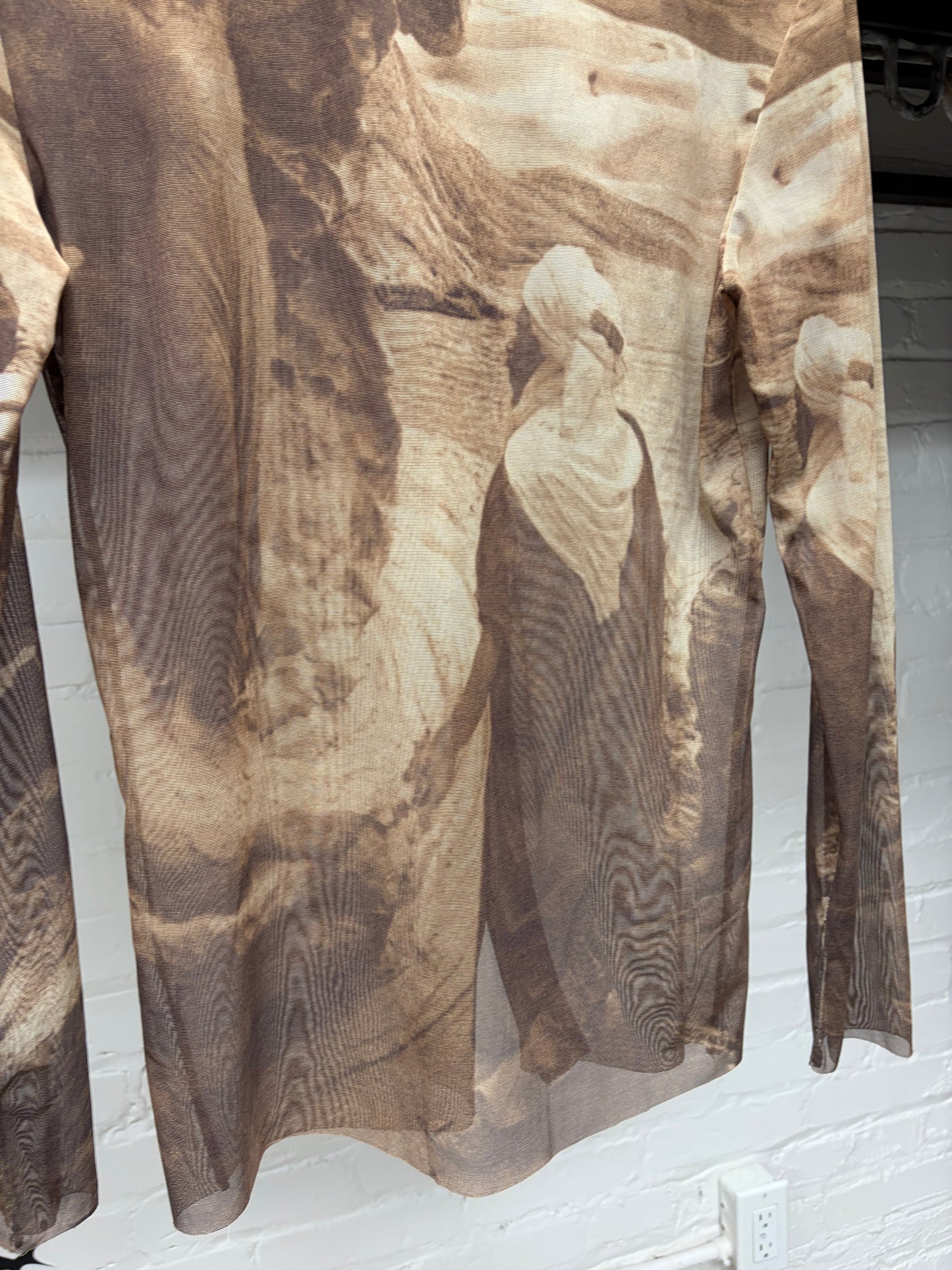 SS1998 Jean Paul Gaultier ‘Bedouins’ Mesh Long Sleeve Shirt