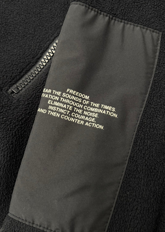 Undercover x GU Black Fleece Sweatshirt