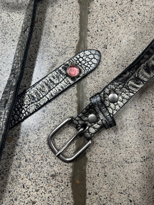 Comme Des Garcons Homme Plus ‘Pink Gemstone’ Belt