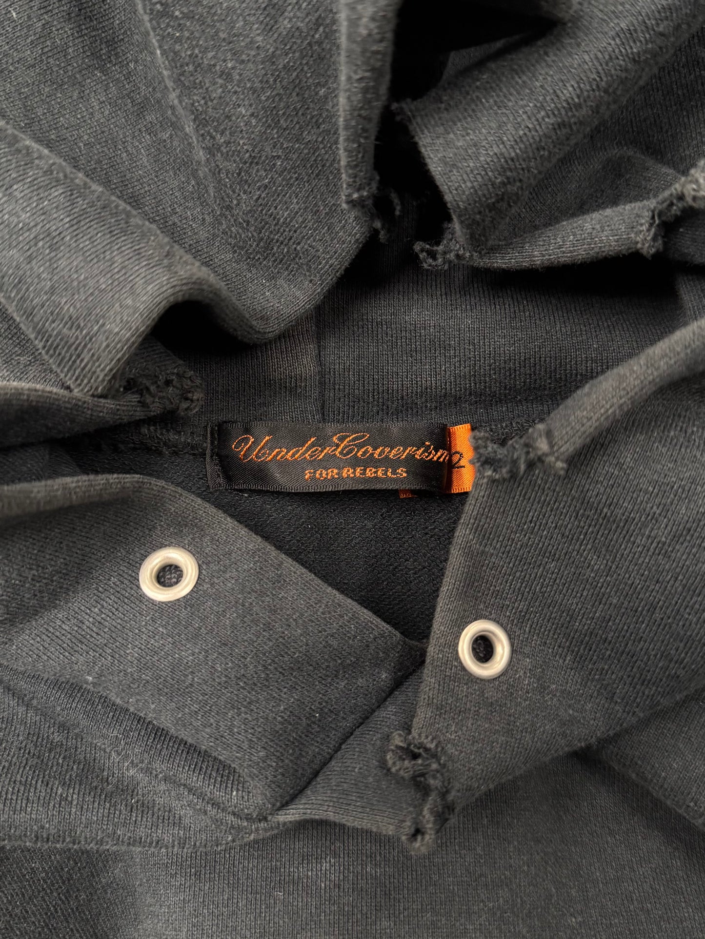 SS2006 Undercover ‘Klaus’ Thrash Distressed Hybrid Hoodie