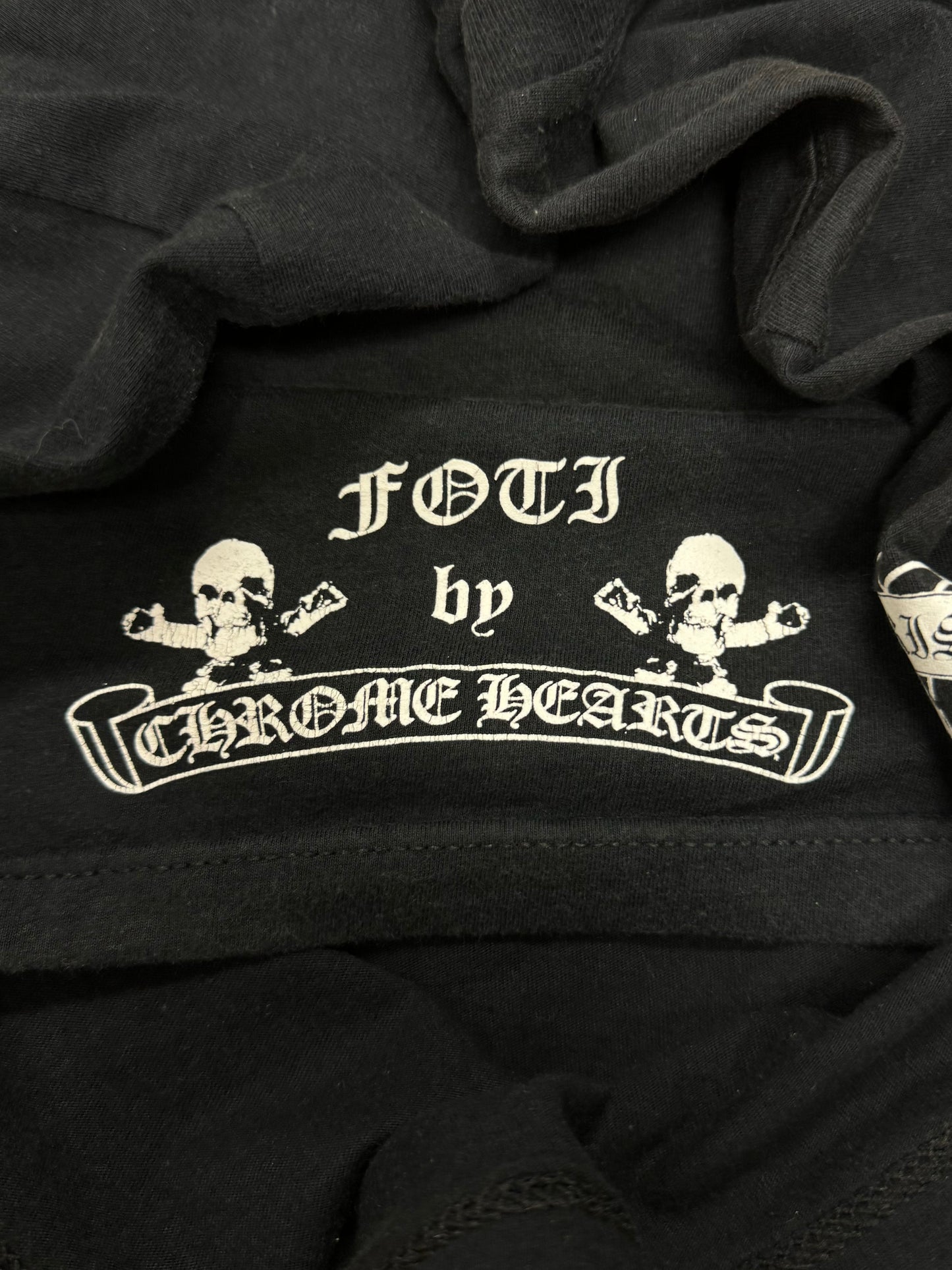 2000s Chrome Hearts ‘Foti’ Cross Graphic T-Shirt