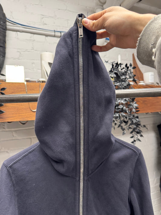 Rick Owens ‘Plum’ Purple ‘Gimp’ Full Zip Up Hoodie
