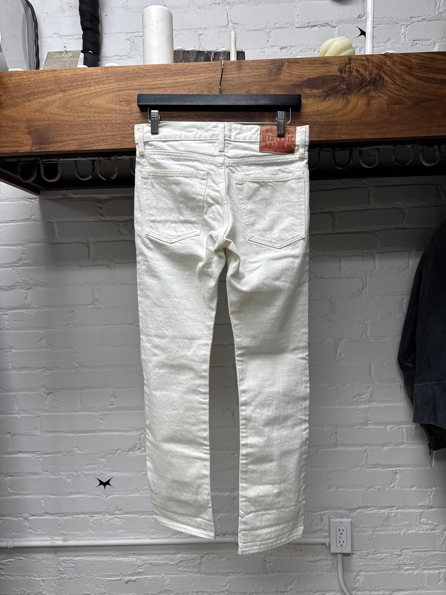 Hysteric Glamour ‘Studded’ White Skinny Denim
