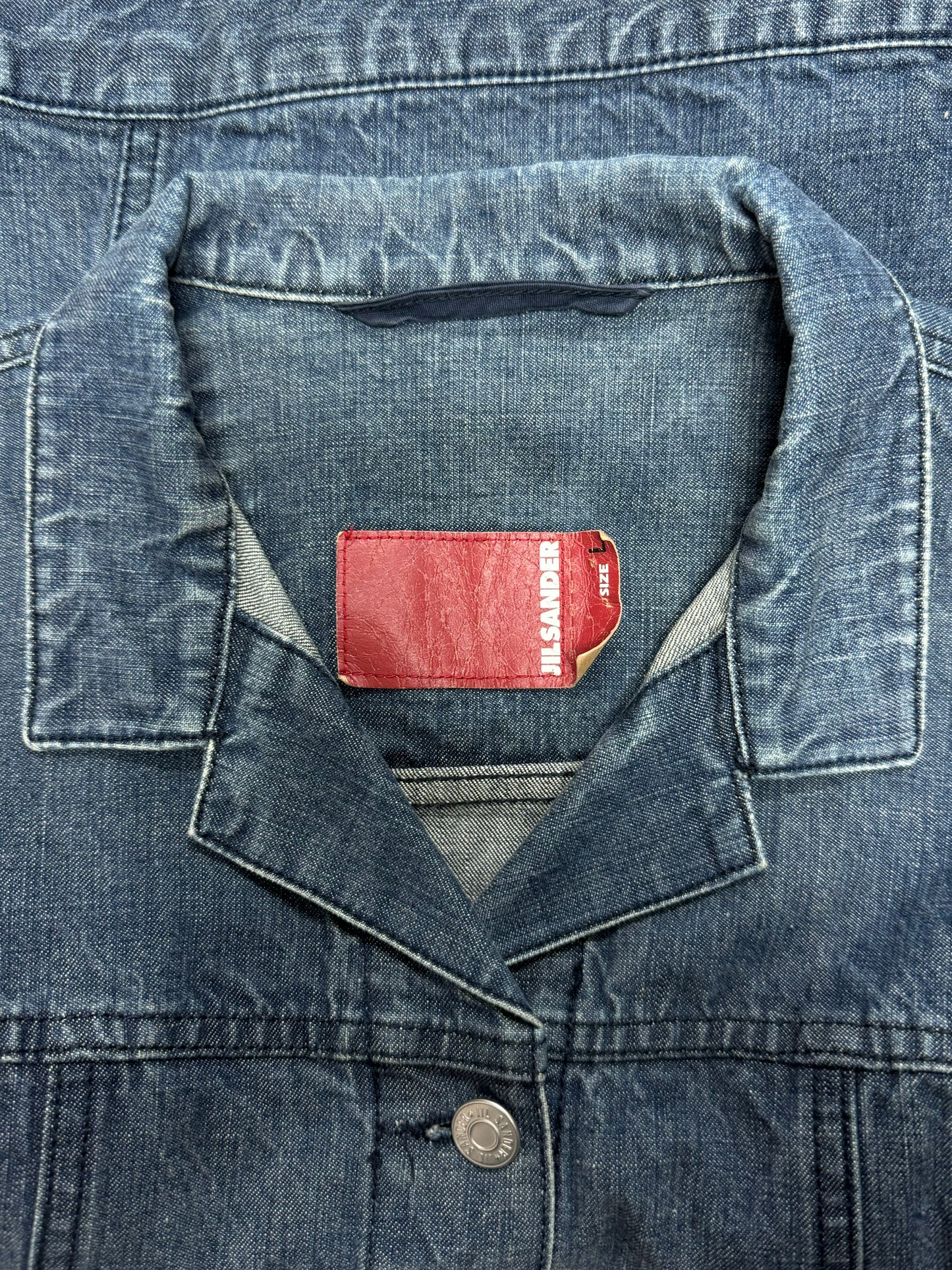 Jil Sander Western Collar Denim Jacket