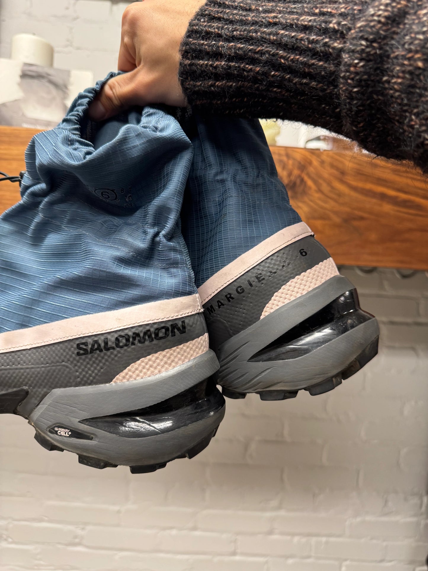 Maison Margiela x Salomon ‘Cross’ Blue/Grey Trail Sneakers