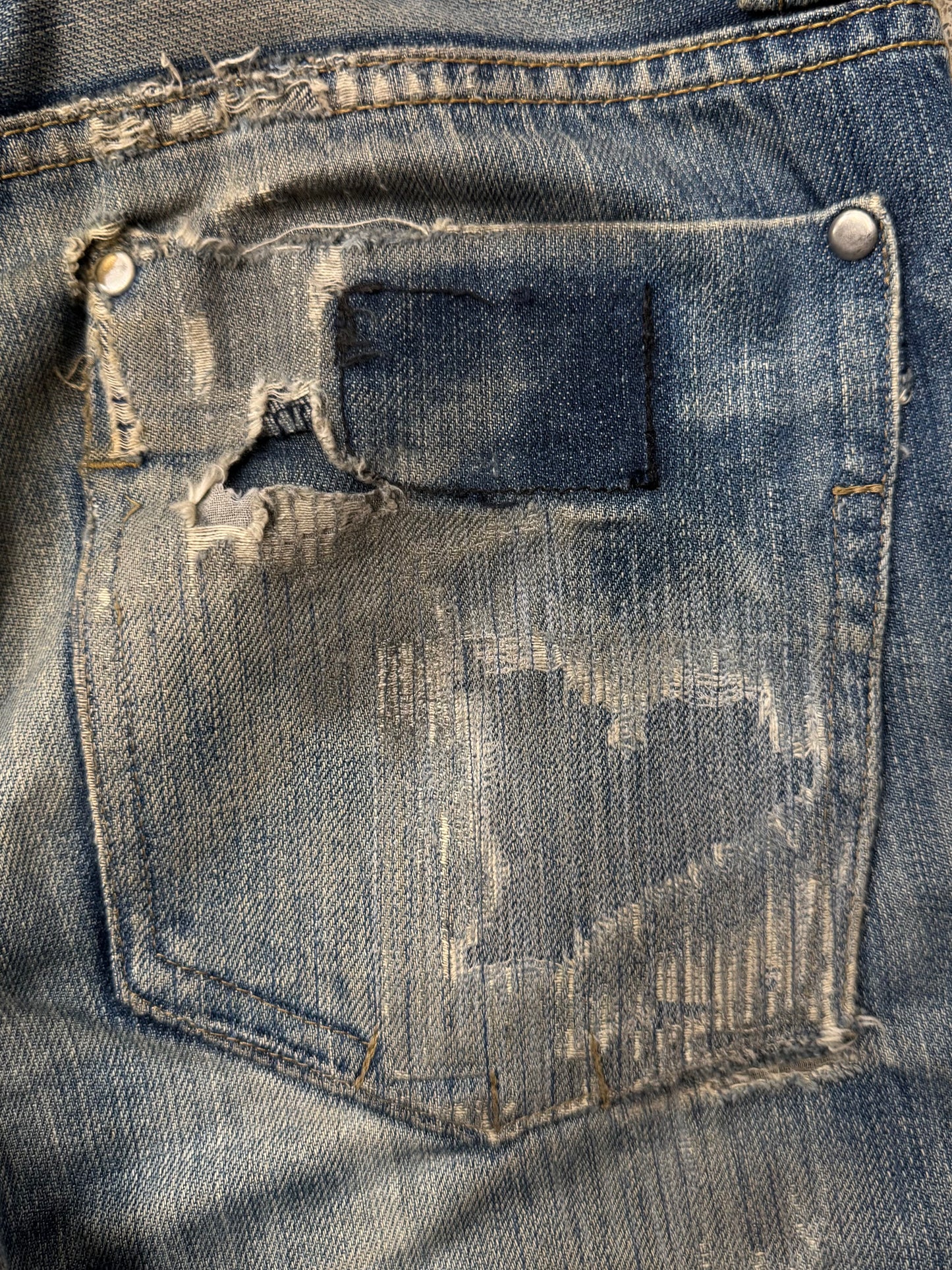2000s Dolce & Gabbana ‘Dirt Wash’ Bootcut Denim