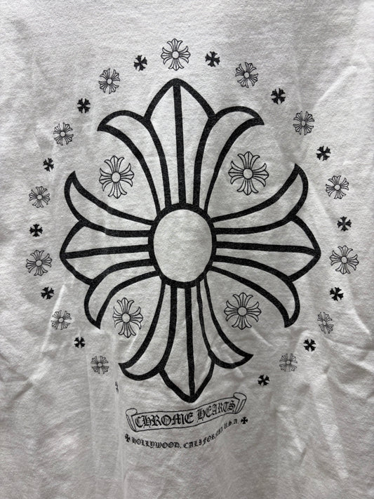 Chrome Hearts ‘California’ Plus Cross White Graphic T-Shirt
