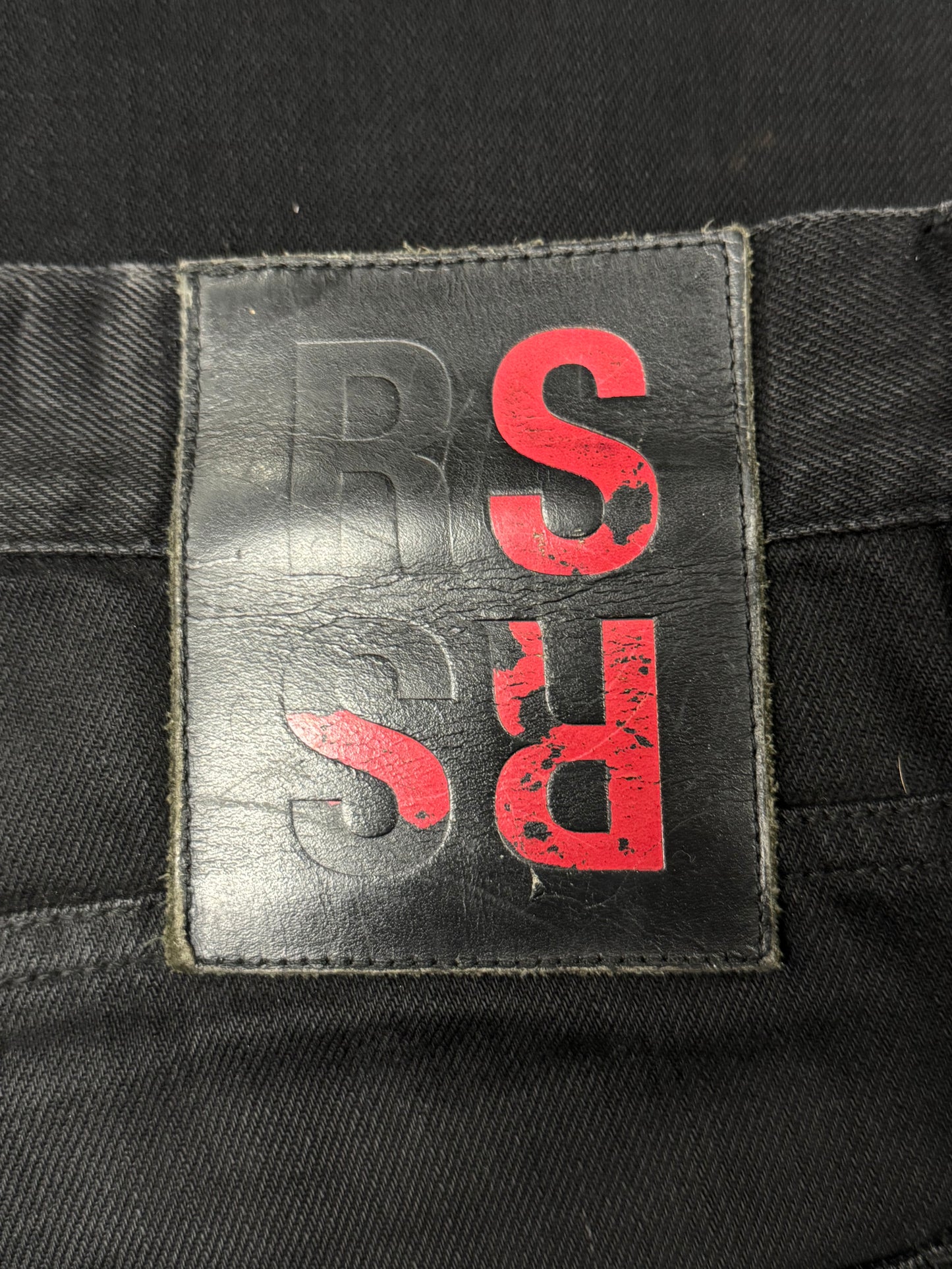 SS2017 Raf Simons ‘RS’ Patch Logo Denim