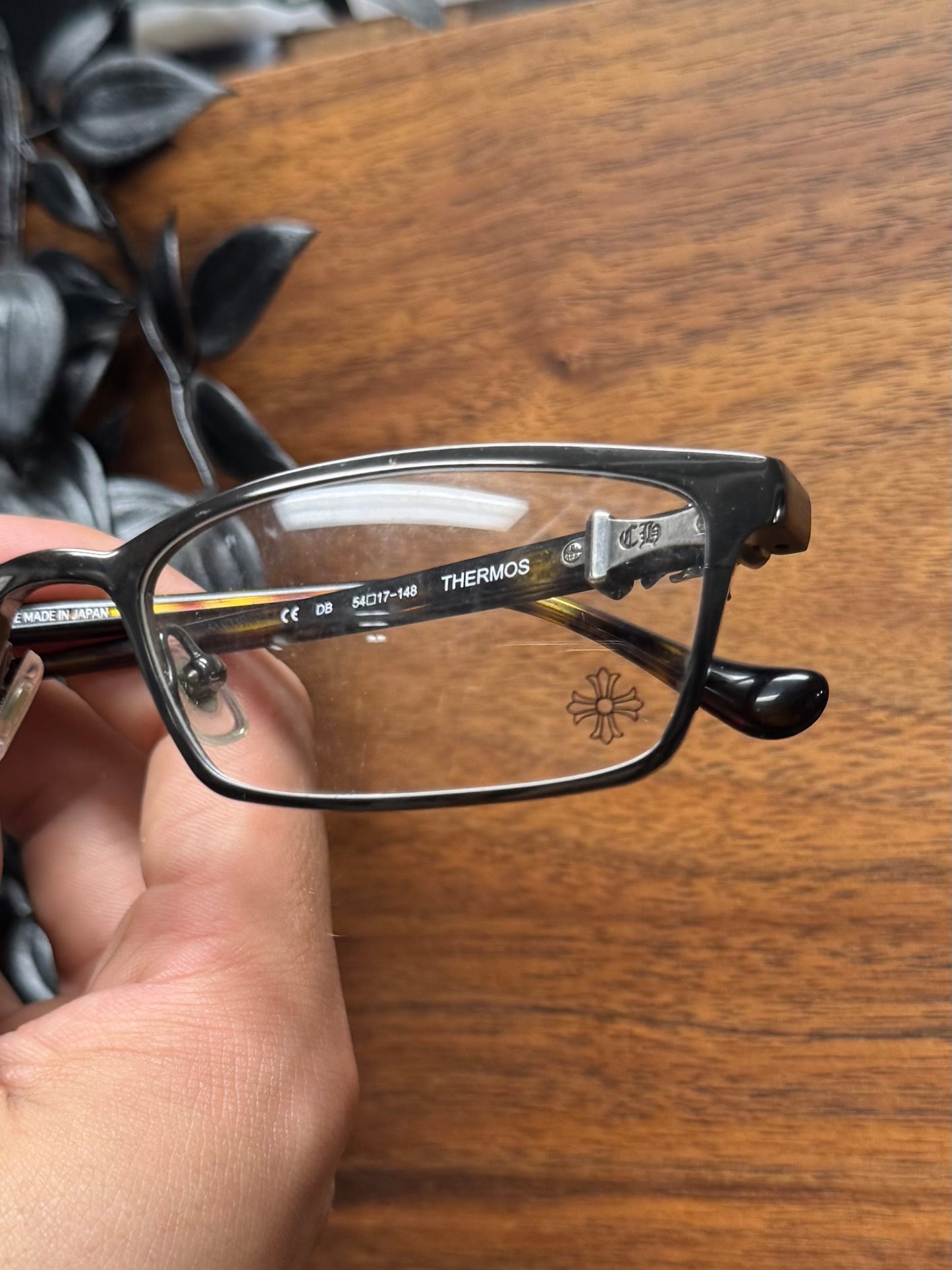 Chrome Hearts ‘Thermos’ Tortoiseshell 925 Silver Glasses