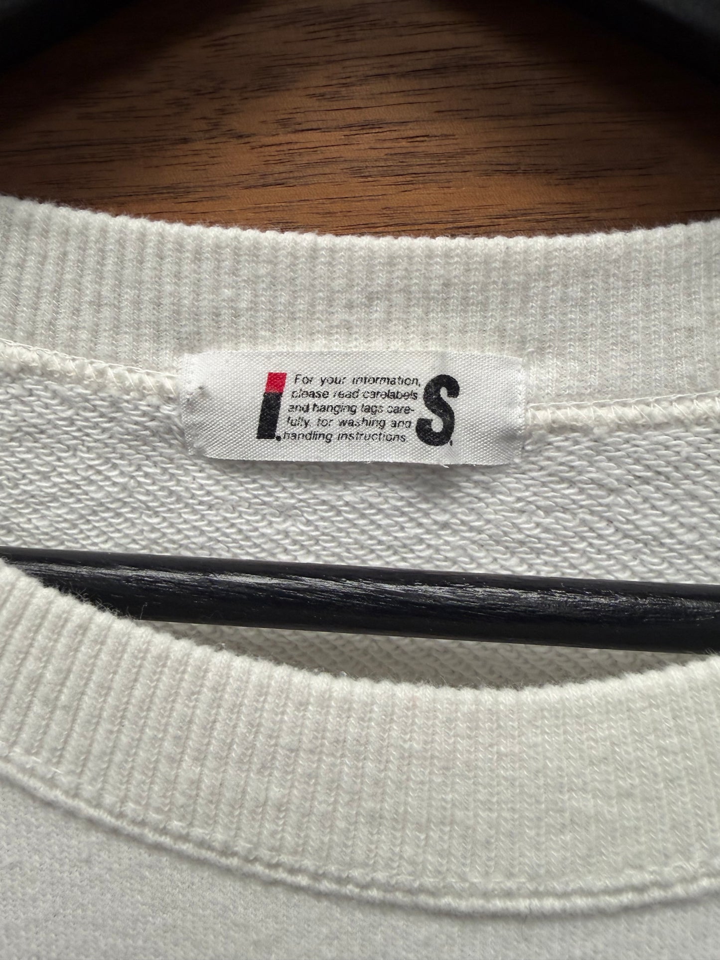 Vintage Issey Miyake ‘I.S. Sport’ White Crewneck Sweatshirt