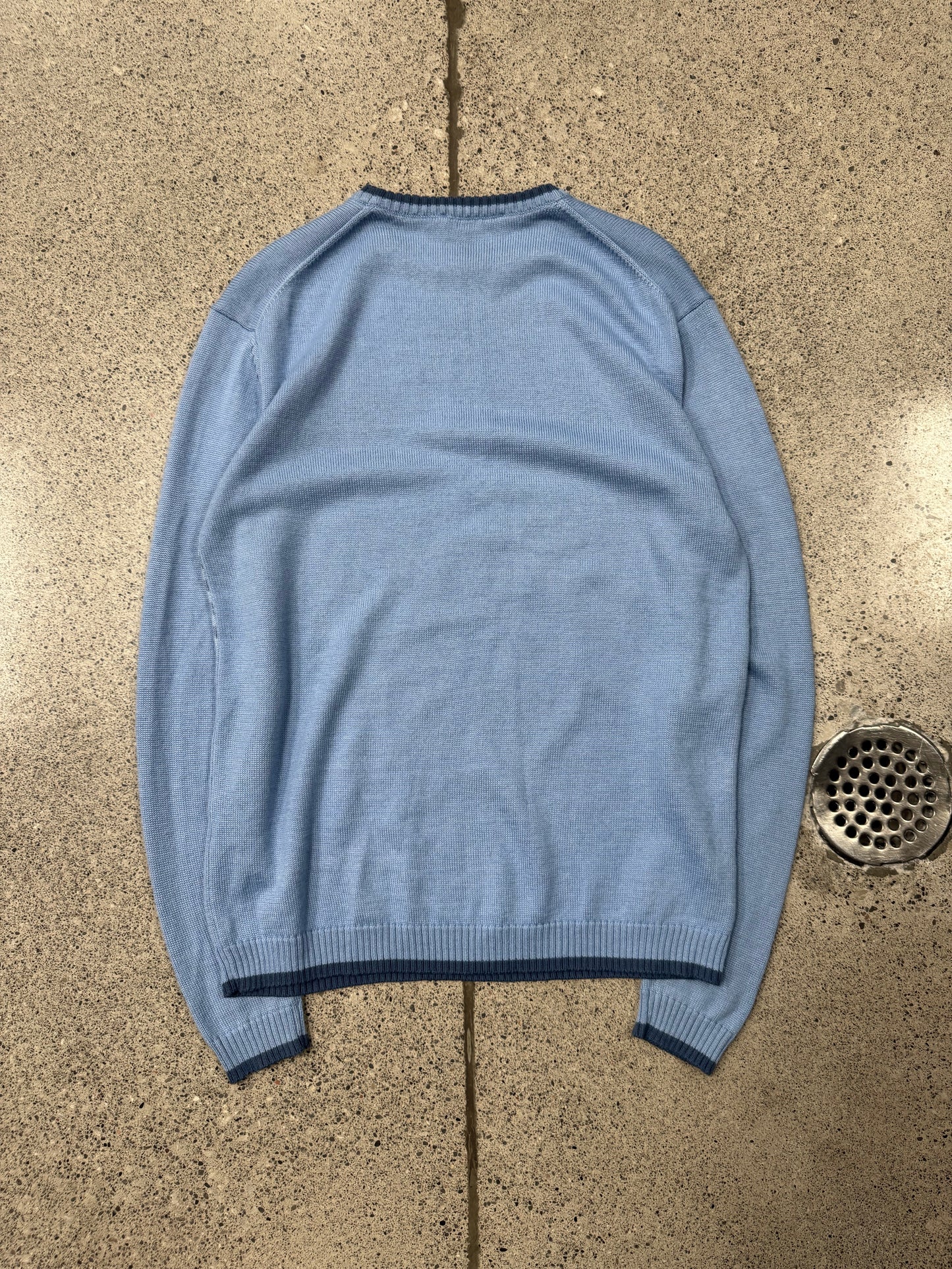 Vintage 90s Yves Saint Laurent ‘YSL’ Logo Knit Sweater