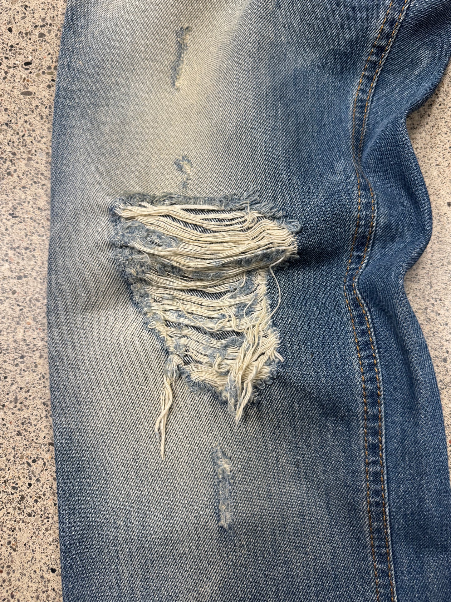 2000s Dolce & Gabbana Mainline ‘Washed Blue’ Bootcut Denim