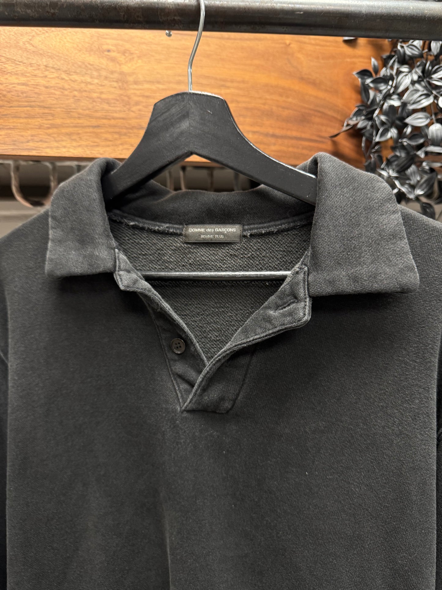 2003 Comme Des Garçons Homme Plus ‘Collared’ Side Zip Sweatshirt