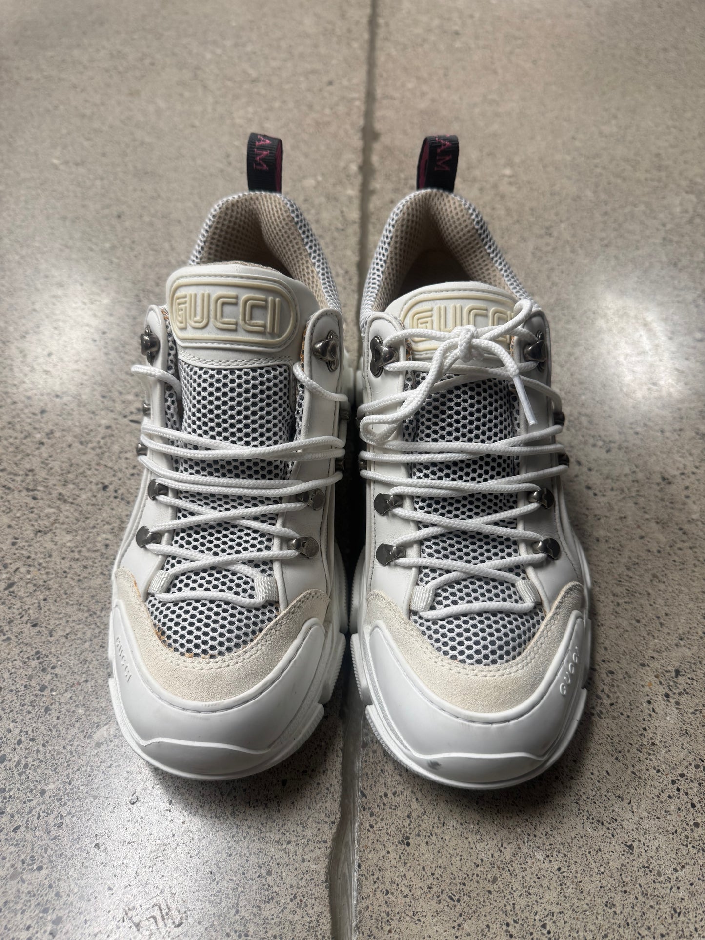 Gucci ‘Flashtrek’ White Low Top Sneakers