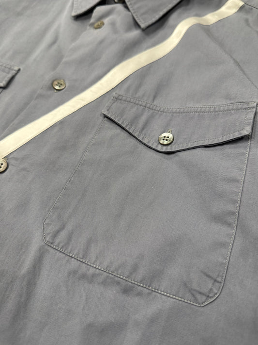 Vintage 1998 Helmut Lang ‘3M Stripe’ Button Down Work-Shirt
