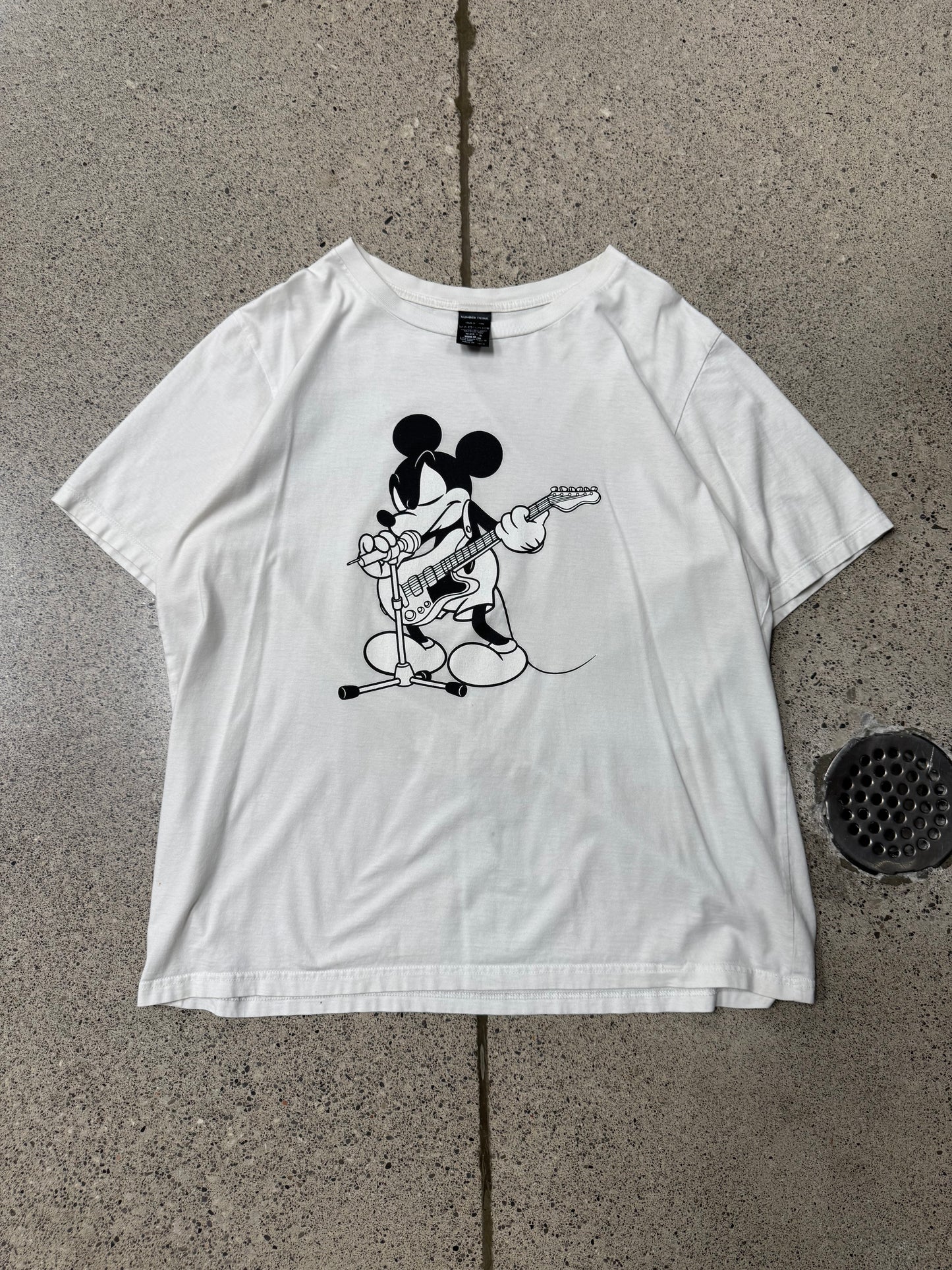 Number (N)ine ‘Mickey’ Guitar Player Graphic T-Shirt