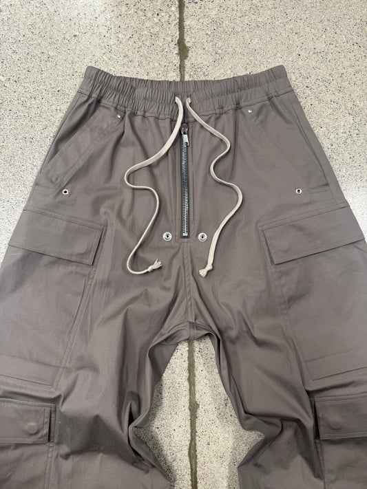 SS2025 Rick Owens ‘Hollywood’ Dust Brown ‘Cargo Bela’ Pants