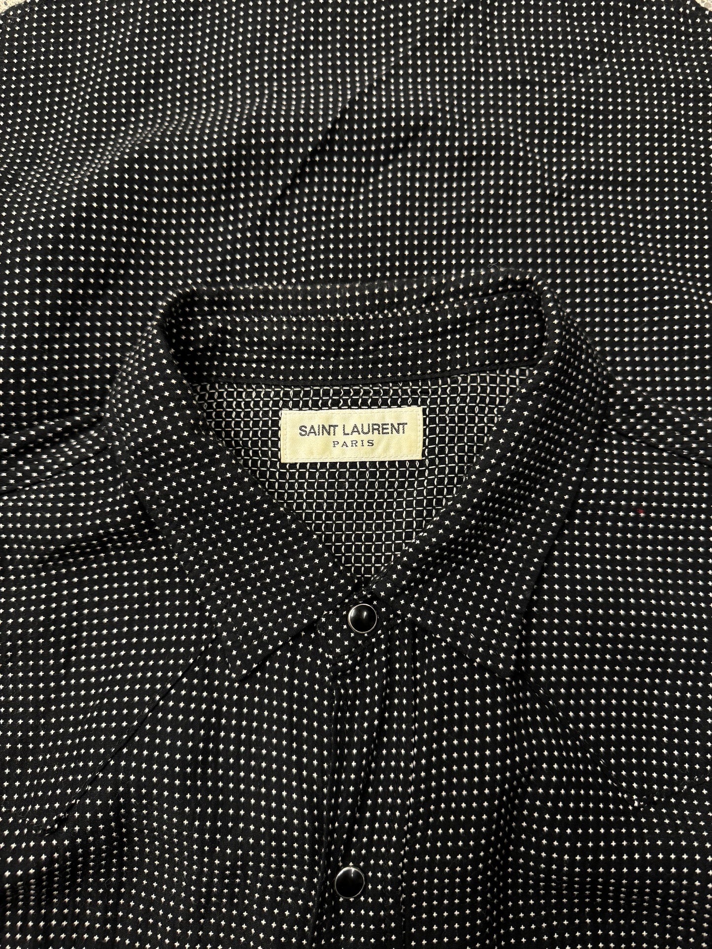 2018 Saint Laurent ‘Button Snap’ Western Shirt